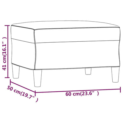 265169 - VIDA XL Stol për këmbë, Gri e errët 60x50x41 cm, Material