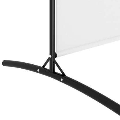 280187 - VIDAXL Ndarës Dhome me 4 Panele, E Bardhë 346x180 cm, Pëlhurë