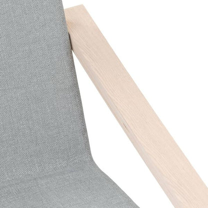 181823 - VIDAXL Karrige Relaksuese, Materiale Veshje: Pëlhurë, Ngjyrë: Gri e Çelët