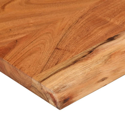 265234 - VIDAXL Raft Muri Drejtkëndor 40x20x2,5 cm me Dru Akazie me Skaje të Gjerë