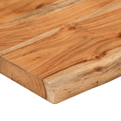 265235 - VIDAXL Raft Muri Drejtkëndor 120x20x3,8 cm me Dru të Masturbuar Akazie me Skaje të Gjerë