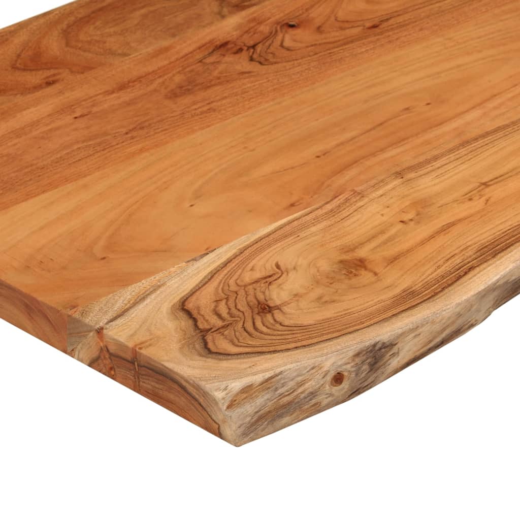 244568 - vidaXL Sipërfaqe Tavoline prej Druri Akacie me Skaj Natyral 80x40x3.8 cm