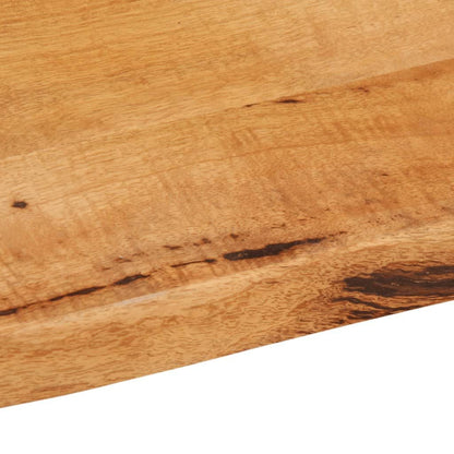 265241 - VIDA XL Sipërfaqe Tavoline 120x60x3,8 cm Dru i Masturbuar me Skaje Live, Mango
