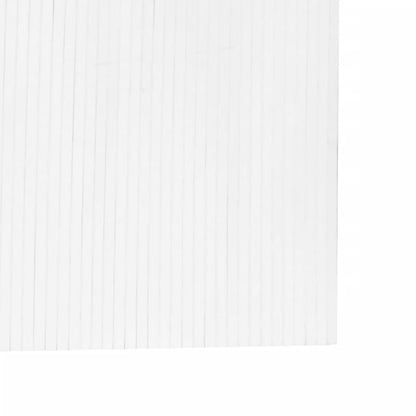 265275 - VIDAXL Ndarës Dhome i Bardhë Gjerësia 400 cm Lartësia 165 cm Bambu