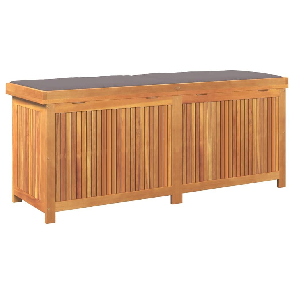 280369 - VIDAXL Kuti Jastëkësh për Jashtë 150x50x60,5 cm Dru i Masturbuar Akacie