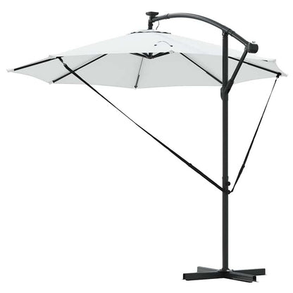 265355 - vidaXL Çadër Ngjyrë Rërë 294 x 294 x 248 cm Poliester dhe Alumini