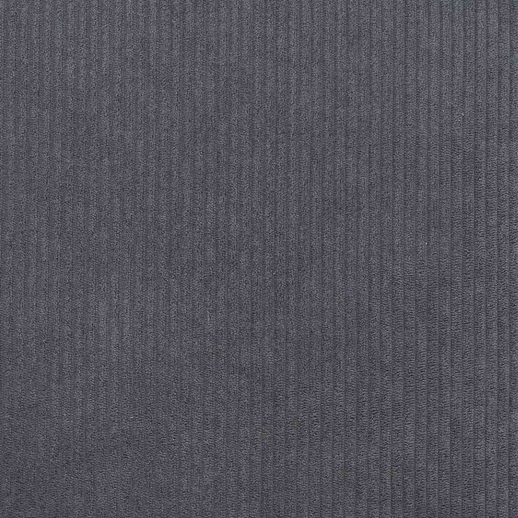 280409 - vidaXL Krevat Box Spring prej kadifeje me vija në ngjyrë gri të errët, 120 x 200 cm