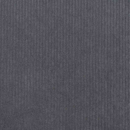 280409 - vidaXL Krevat Box Spring prej kadifeje me vija në ngjyrë gri të errët, 120 x 200 cm