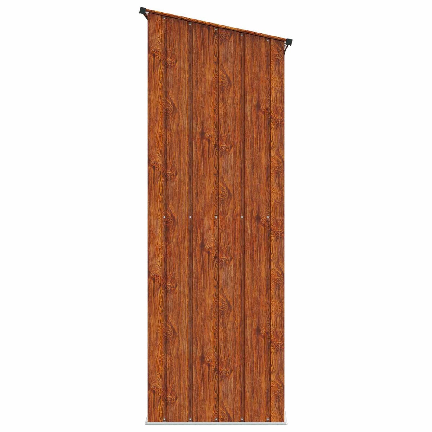 280426 - vidaXL Kasolle Kopshti Ngjyrë Kafe 140.5 x 74 x 200 cm Metalike