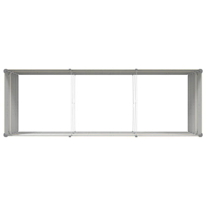 280440 - vidaXL Vazo Fildishi 290 x 100 x 75 cm Çelik i Galvanizuar