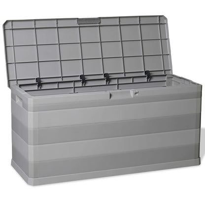 265412 - VIDAXL Kuti Ruajtjeje për Kopsht, Gri 117x45x56 cm