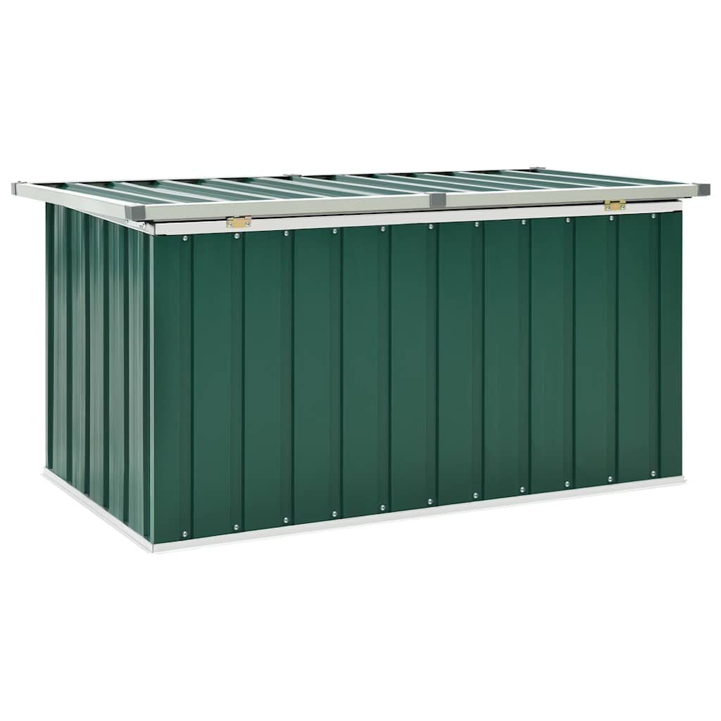 265421 - VIDAXL Kuti Ruajtjeje për Kopsht, Ngjyrë Jeshile 129x67x65 cm