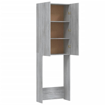 280523 - VIDAXL Dollap Lavatrice Gri Sonoma 64x25,5x190 cm