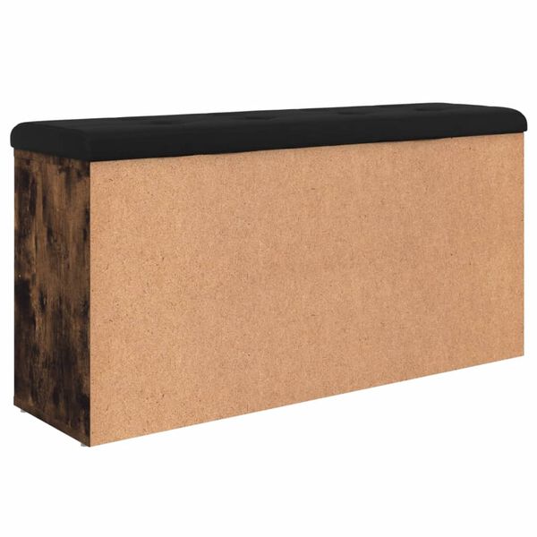 181752 - VIDAXL Stol Këpucësh, Lisi i Tymosur, 102x32x50cm, Dru i Inxhinieruar