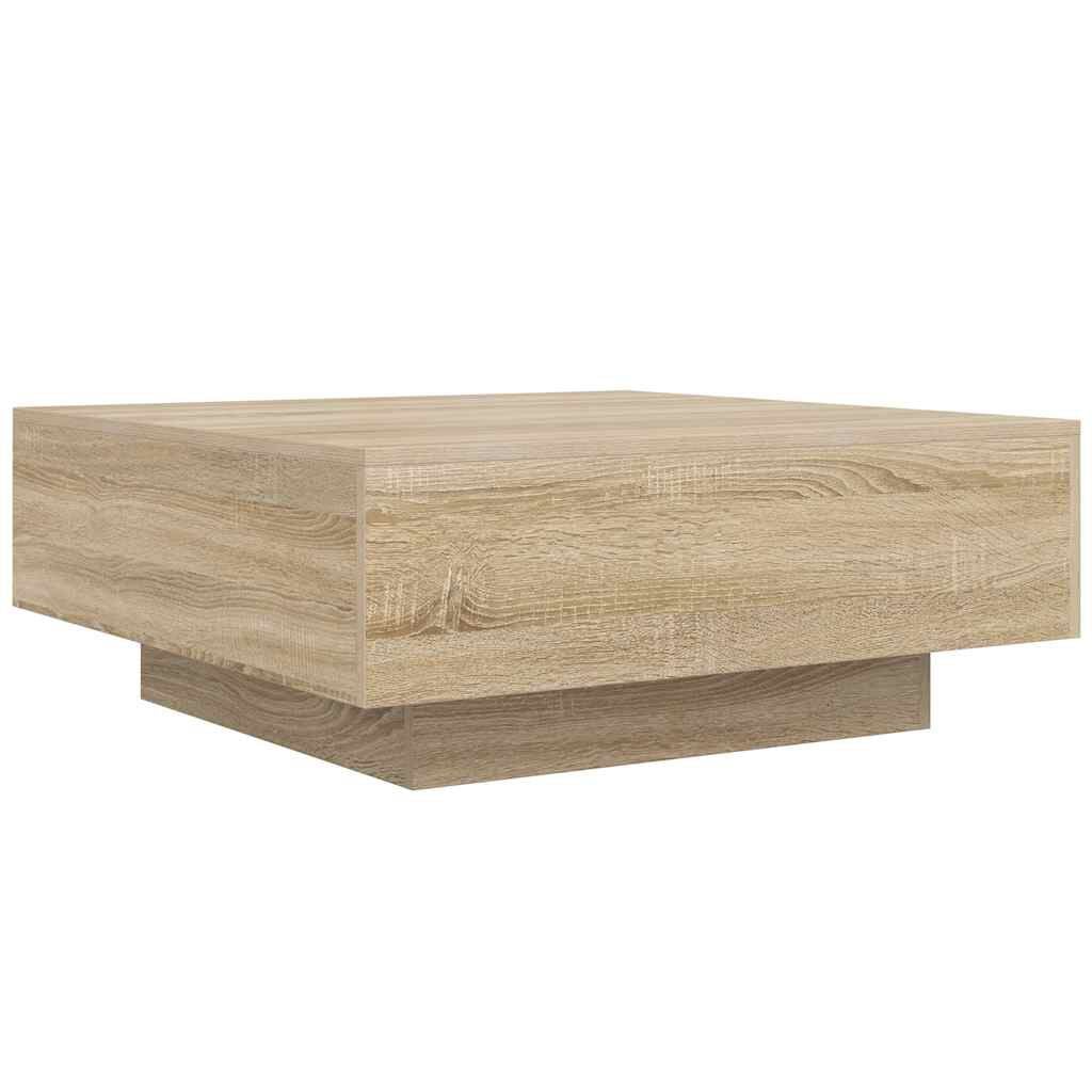 265494 - VIDAXL Tavolinë kafeje Sonoma Lisi 80x80x31 cm Dru i Inxhinieruar