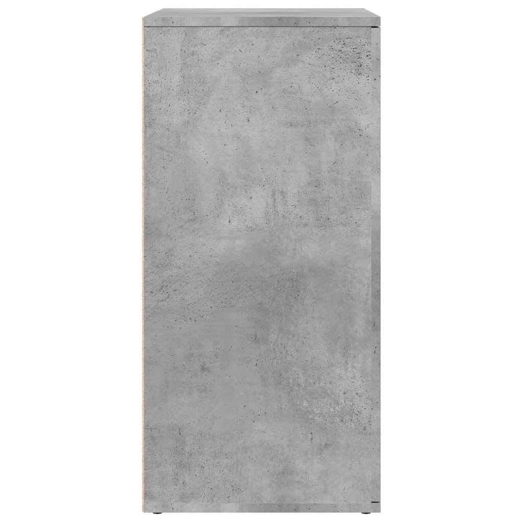 280571 - VIDAXL Bufe Gri Betoni 79x38x80 cm Dru i Inxhinieruar