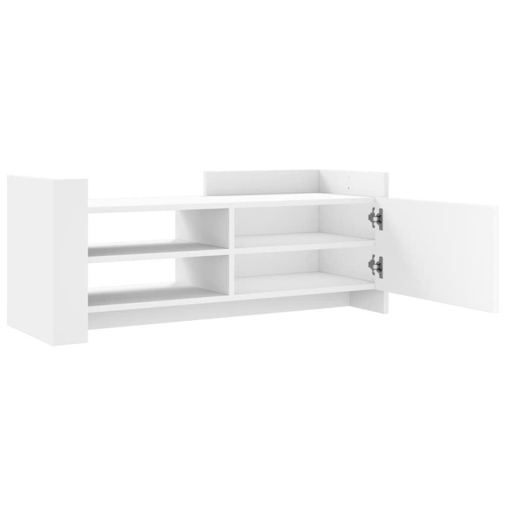 265515 - VIDA XL Kabinet TV i Bardhë 100x35x40 cm Dru i Inxhinieruar