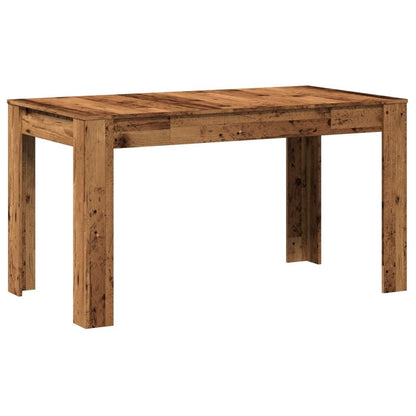 265533 - VIDAXL Tavolinë ngrënieje prej druri të vjetër 140x74,5x76 cm Dru i projektuar
