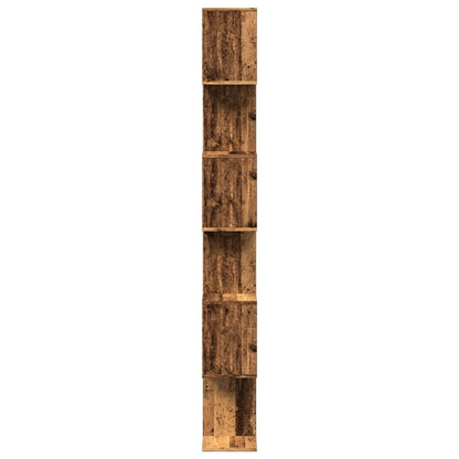 280593 - VIDAXL Raft librash me 6 nivele, dru i vjetër, 70x24x193 cm