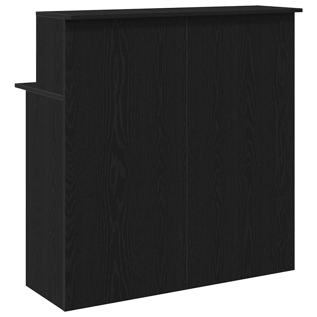 280596 - VIDAXL Tavolinë Pritjeje e Zezë 100x50x103,5 cm Dru i Inxhinierizuar