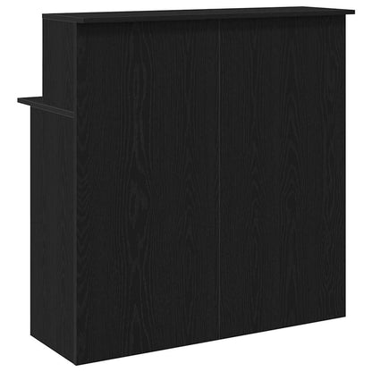 280596 - VIDAXL Tavolinë Pritjeje e Zezë 100x50x103,5 cm Dru i Inxhinierizuar
