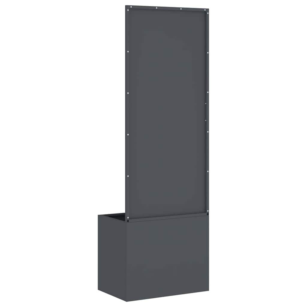 265598 - vidaXL Ekran Privatësie për Kopsht, Antracit 50 x 150 cm, Çelik