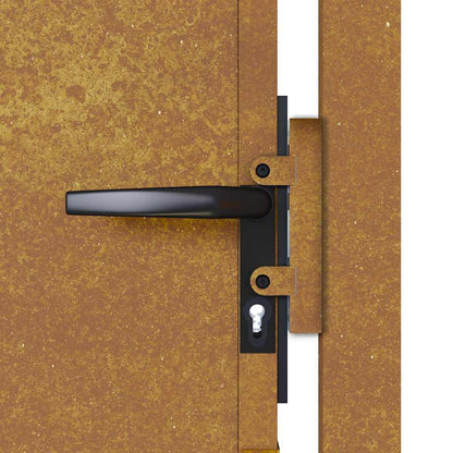 280037 - VIDAXL Portë Kopshti 100x150 cm Çelik Corten e ndryshkur.