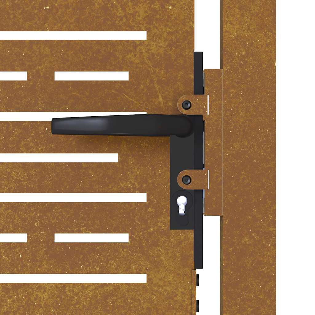 265040 - VIDA XL Portë Kopshti 100x175 cm Çelik Corten
