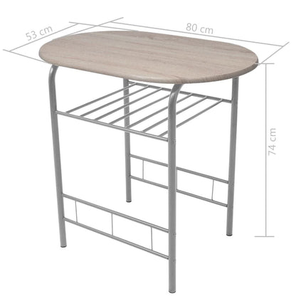 280064 - VIDAXL Set për Mëngjes MDF