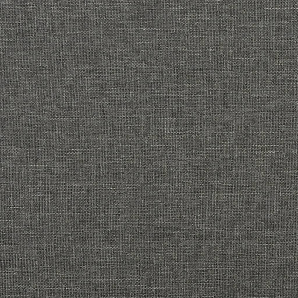 280175 - VIDAXL Kornizë shtrati pa dyshek, ngjyrë gri e errët 80x200 cm, material