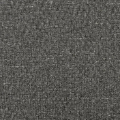 280177 - VIDAXL Kornizë shtrati pa dyshek, ngjyrë gri e errët 140x190 cm, material