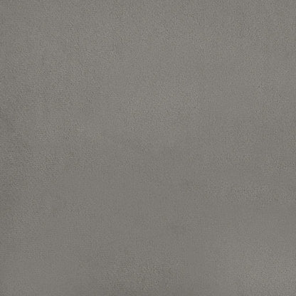 280183 - VIDAXL Kornizë Shtrati pa Dyshek, Ngjyrë Gri e Çelët 90x200 cm, Kadife