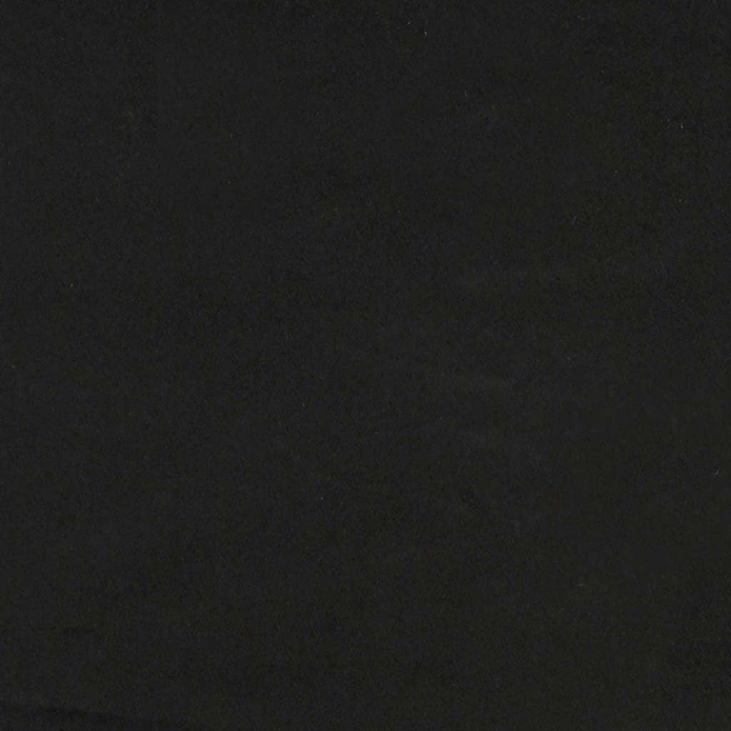 280274 - VIDA XL Divan me Jastëkë 3-Vendësh, Kadife e Zezë