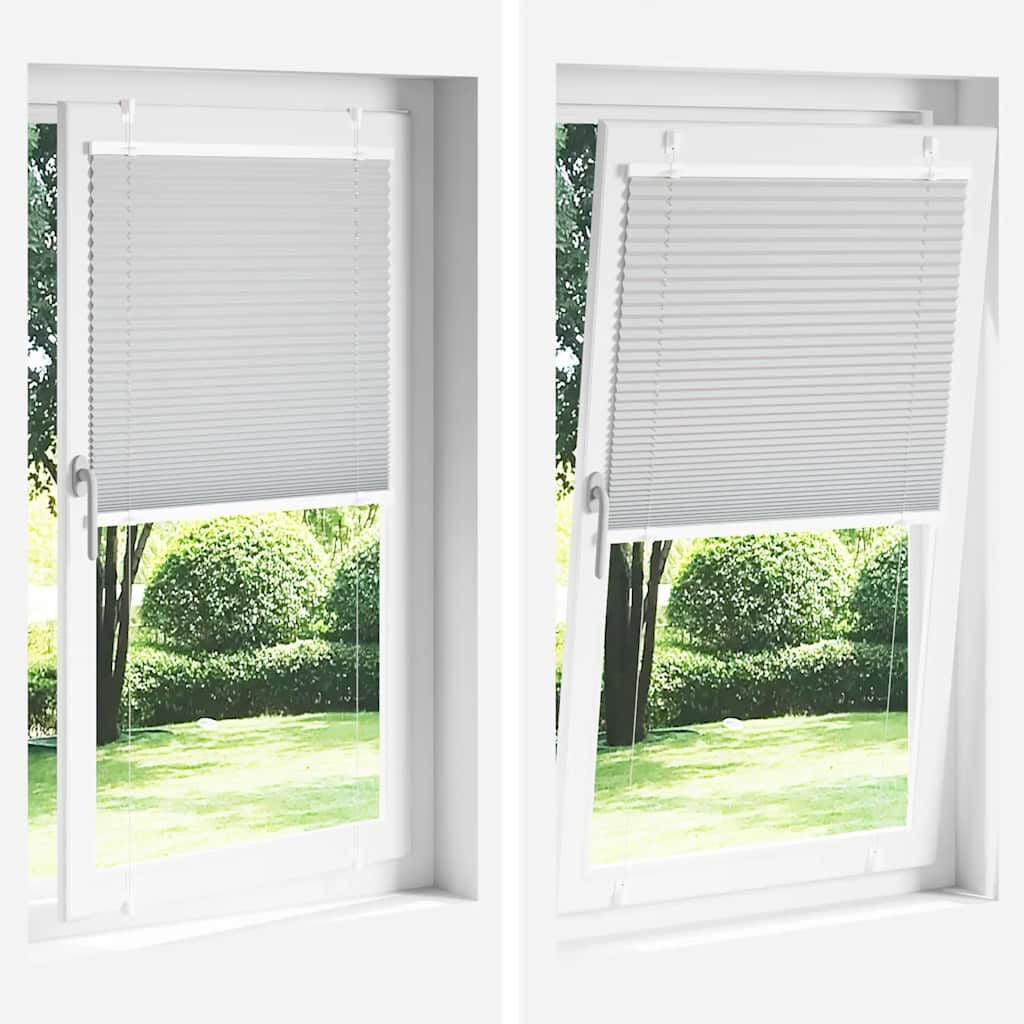 265312 - VIDAXL Perde e Plisuar Antracit 120x150 cm Poliester