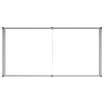 280432 - vidaXL Shtrat i Ngritur për Kopsht, Ngjyrë Kafe e Çelët 160 x 80 x 77 cm, Çelik i Galvanizuar