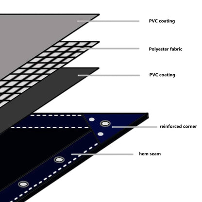 280433 - vidaXL Tenda Prerjeje 650 g/m² Bezhë 3 x 5 m Kanavacë e veshur me PVC
