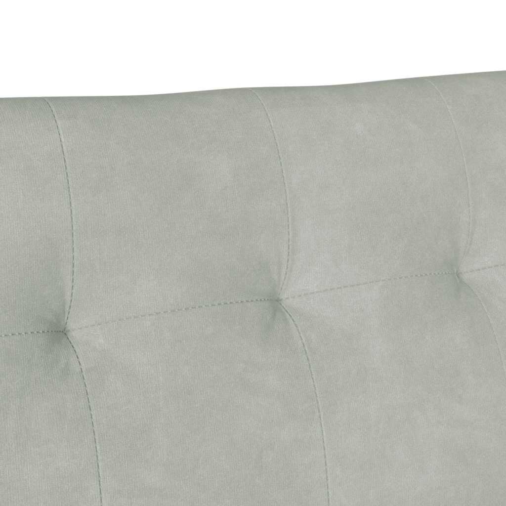 280445 - vidaXL Banc Chesterfield Gris clair 112 x 65,5 x 75 cm Velours