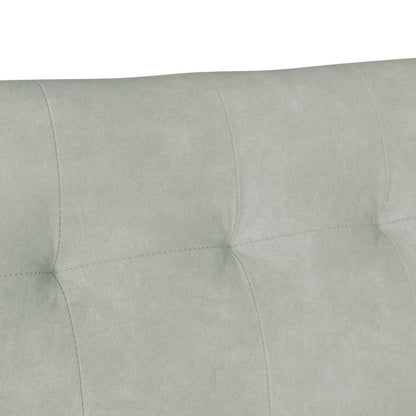 280445 - vidaXL Banc Chesterfield Gris clair 112 x 65,5 x 75 cm Velours