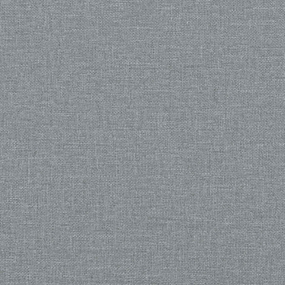 280460 - vidaXL Divan Gri i Çelët 215 x 82 x 80 cm, Pëlhurë, Divan Modern, Dizajn Ergonomik