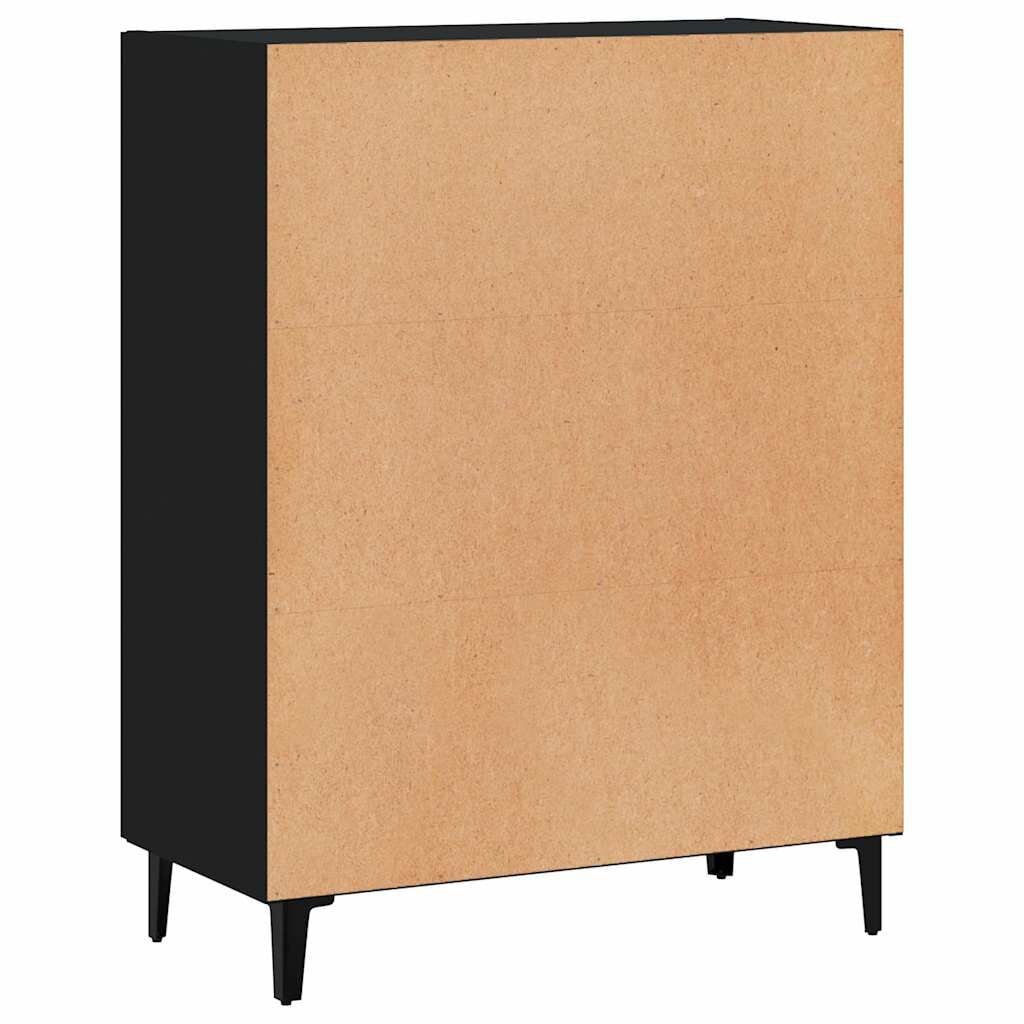 265488 - VIDA XL Bufe e Zezë 69,5x34x90 cm Dru i Inxhinierizuar