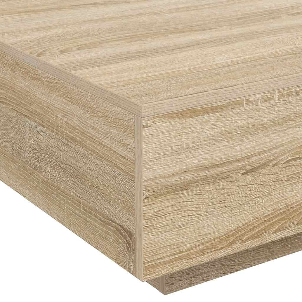 265494 - VIDAXL Tavolinë kafeje Sonoma Lisi 80x80x31 cm Dru i Inxhinieruar