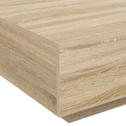 265494 - VIDAXL Tavolinë kafeje Sonoma Lisi 80x80x31 cm Dru i Inxhinieruar
