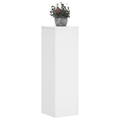 280583 - VIDAXL Mbajtëse Bimësh 2 copë të Bardha 25x25x80 cm Dru i Inxhinieruar