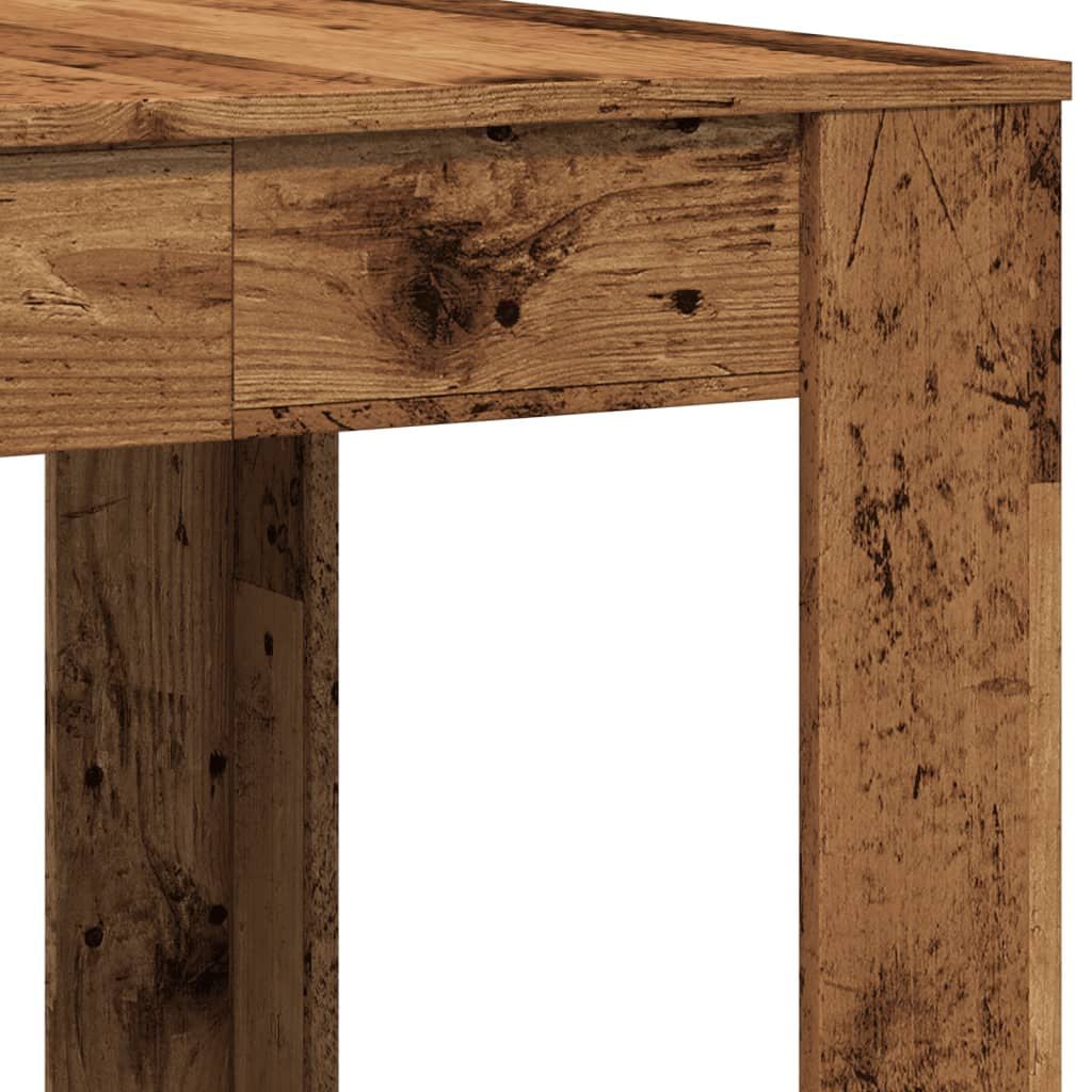 265533 - VIDAXL Tavolinë ngrënieje prej druri të vjetër 140x74,5x76 cm Dru i projektuar