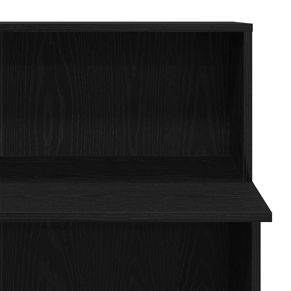280596 - VIDAXL Tavolinë Pritjeje e Zezë 100x50x103,5 cm Dru i Inxhinierizuar