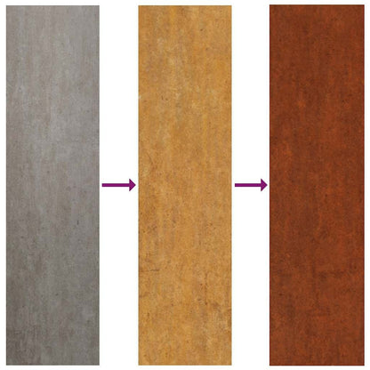 265539 - VIDAXL Vazo e ndryshkur 280x40x40 cm Çelik i Rezistent ndaj Motit