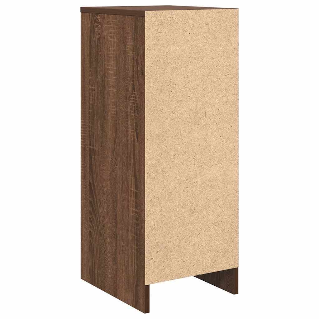 265548 - VIDAXL Dollap Këpucësh Lisi Kafe 29,5x34x76 cm Dru i Inxhinieruar