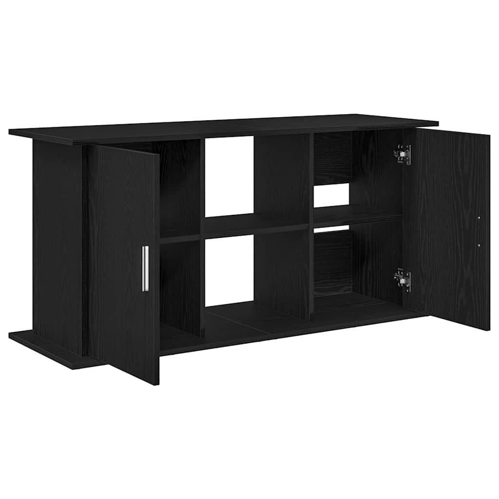 280619 - VIDAXL Stand Akuariumi Lisi i Zi 121x41x58 cm Dru i Inxhinieruar