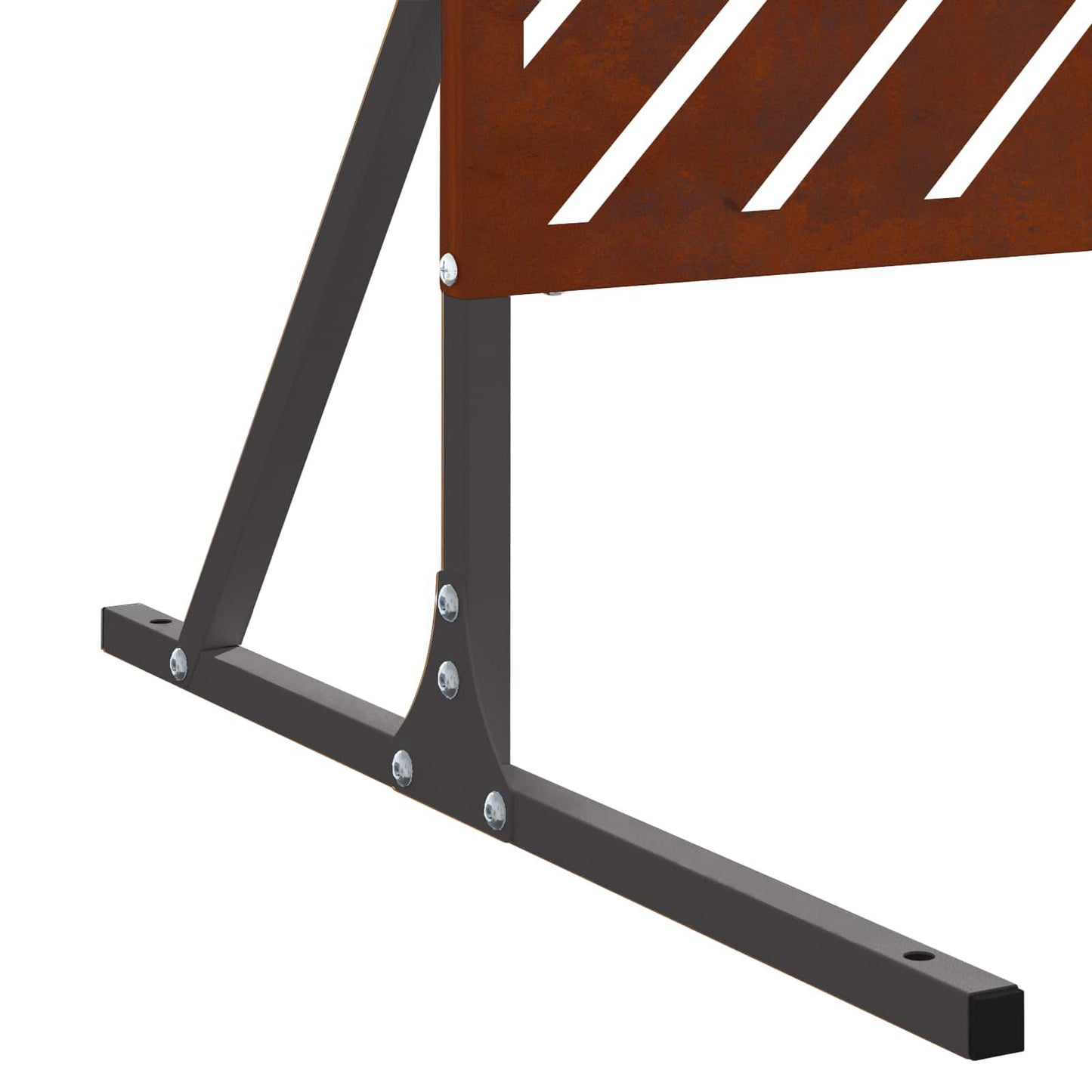 280637 - vidaXL Mbrojtëse Privatësie 100 x 50 x 180 cm Çelik