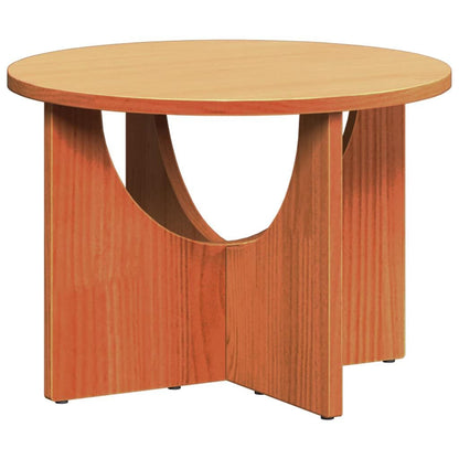 265580 - vidaXL Tavolinë Kafeje Ngjyrë Dylli Kafe 50 x 50 x 35 cm Dru pishe i fortë